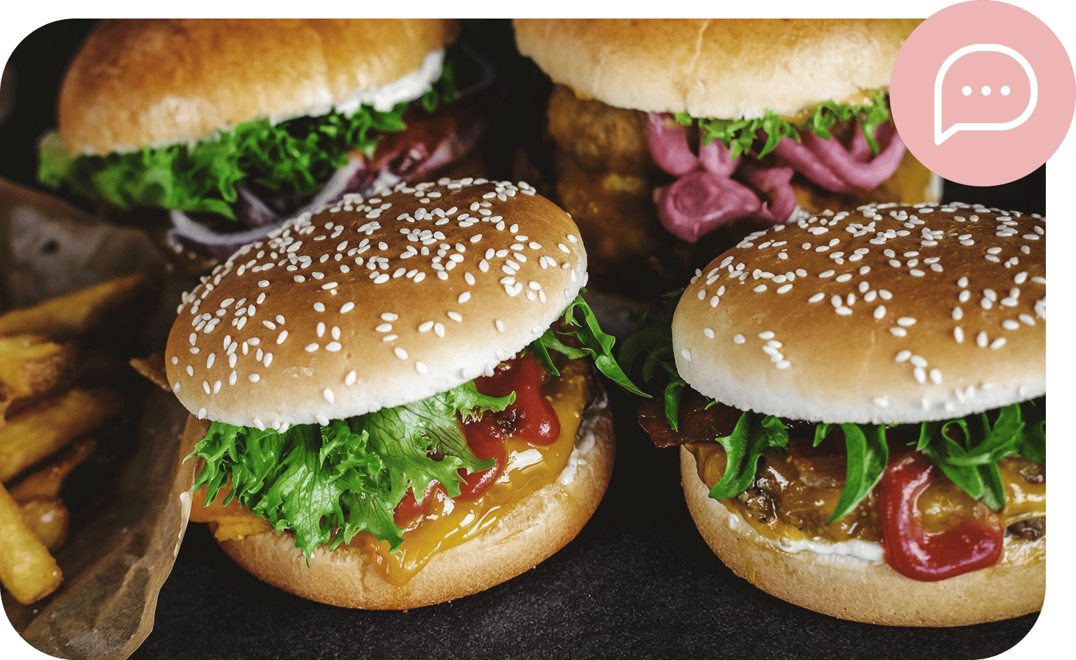 Hamburgare från MUMS restaurang