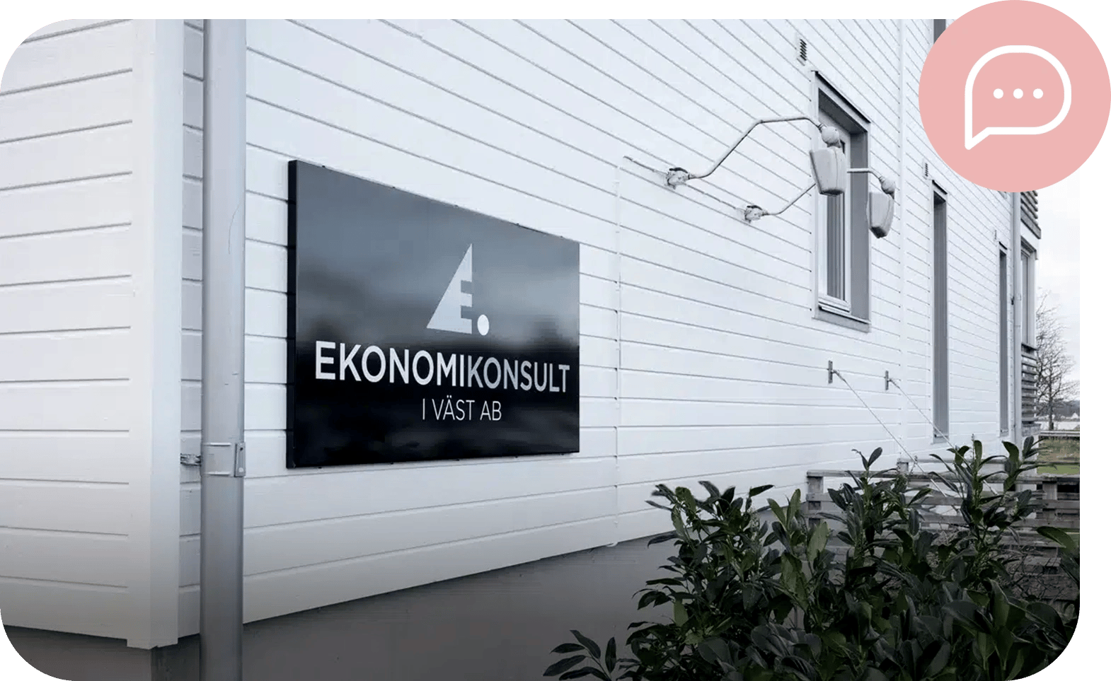 ekonomikonsult västs skylt på fasad