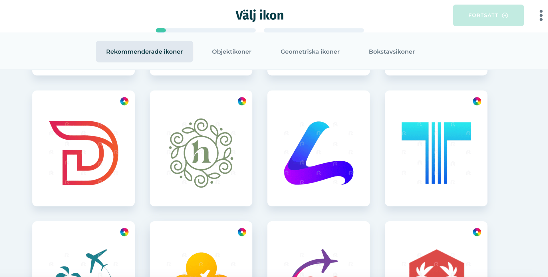 Skapa en gratis grafisk profil på några minuter med vårt logotypverktyg.