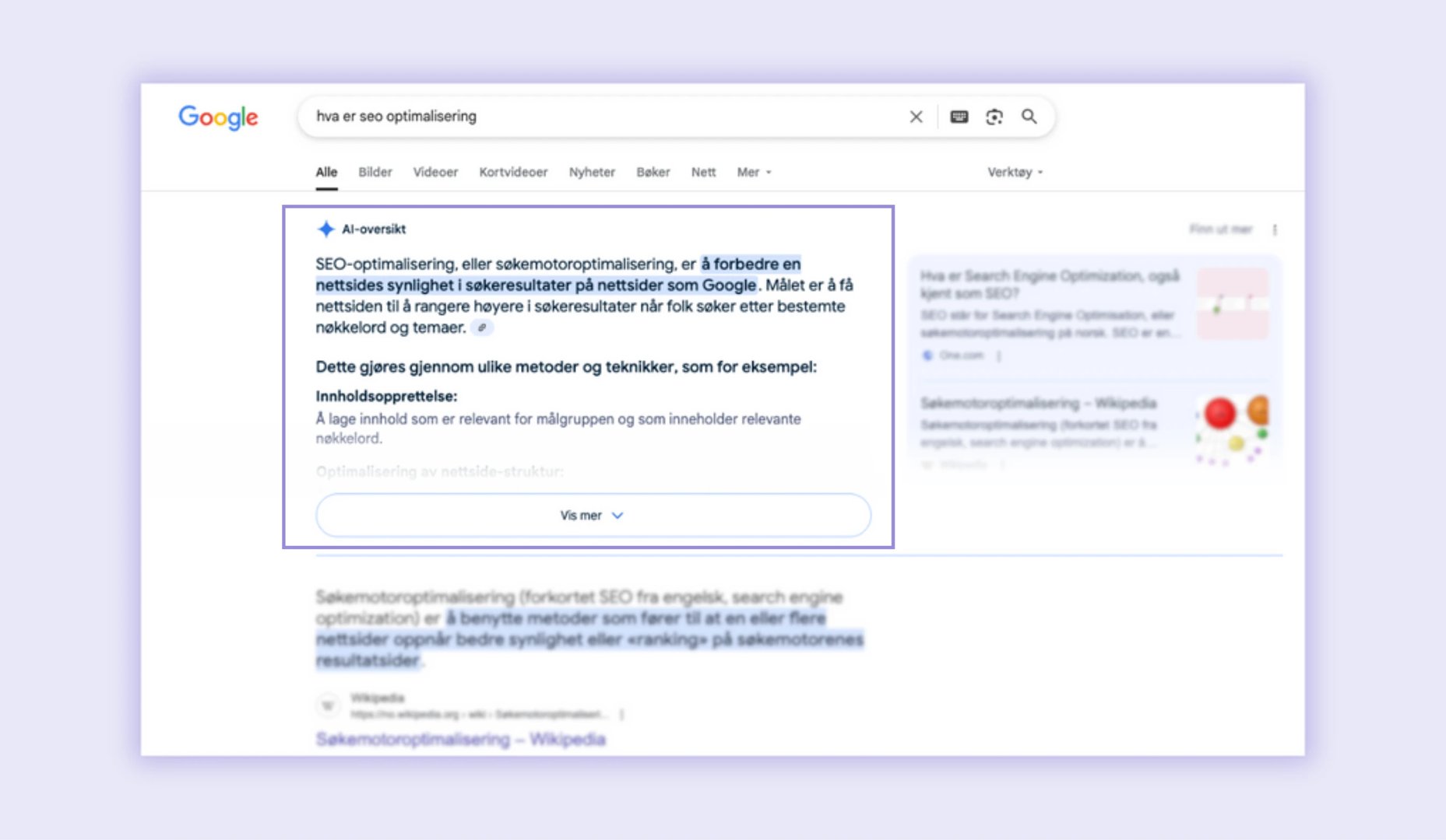 Google AI Overview – Hva er SEO-optimalisering
