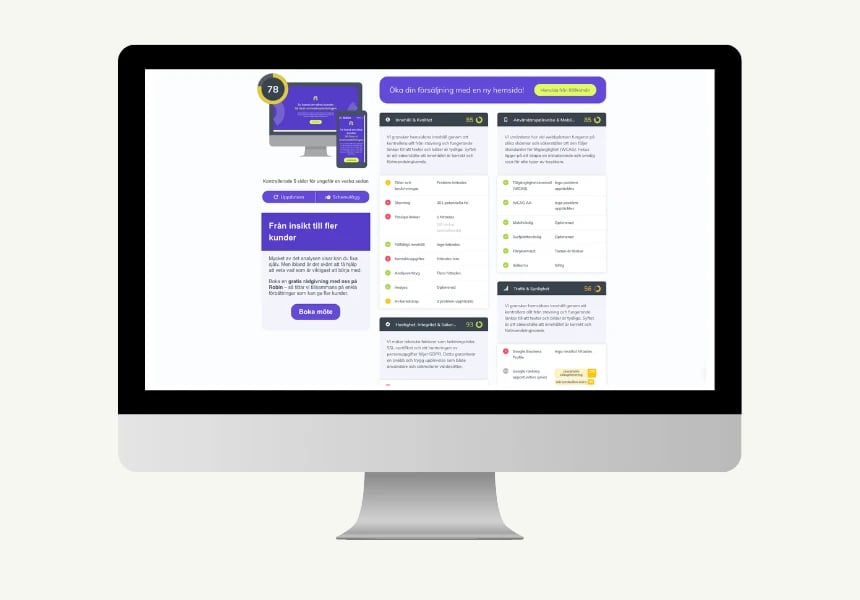 Hemsidekollen: Gör en gratis analys av din hemsida