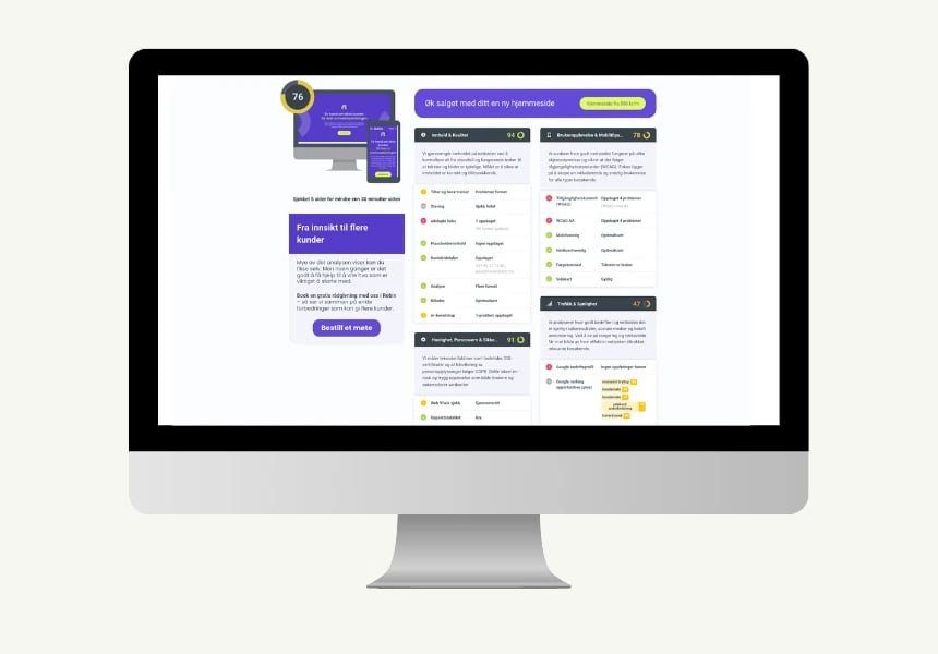 Hjemmesidesjekken: Gjør en gratis analyse av nettsiden din