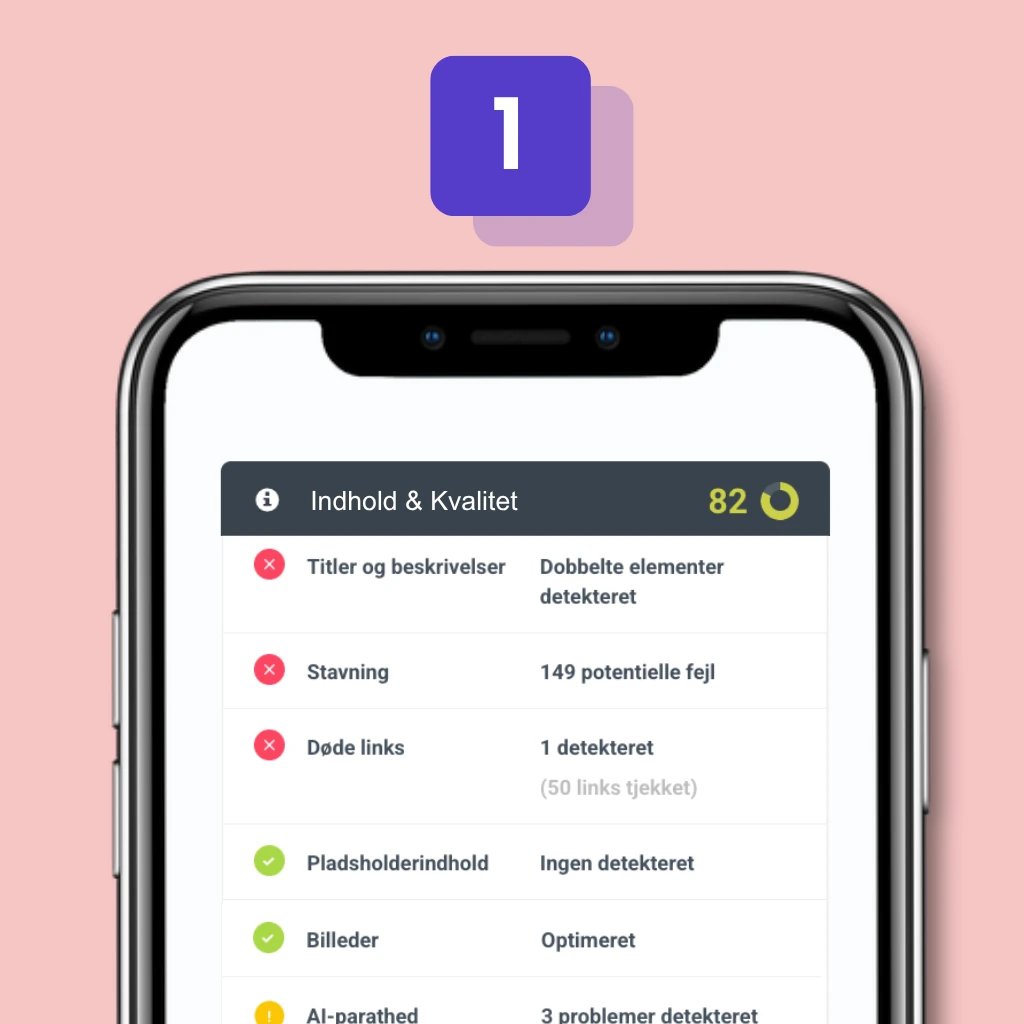 Webtjek: Indhold & kvalitet
