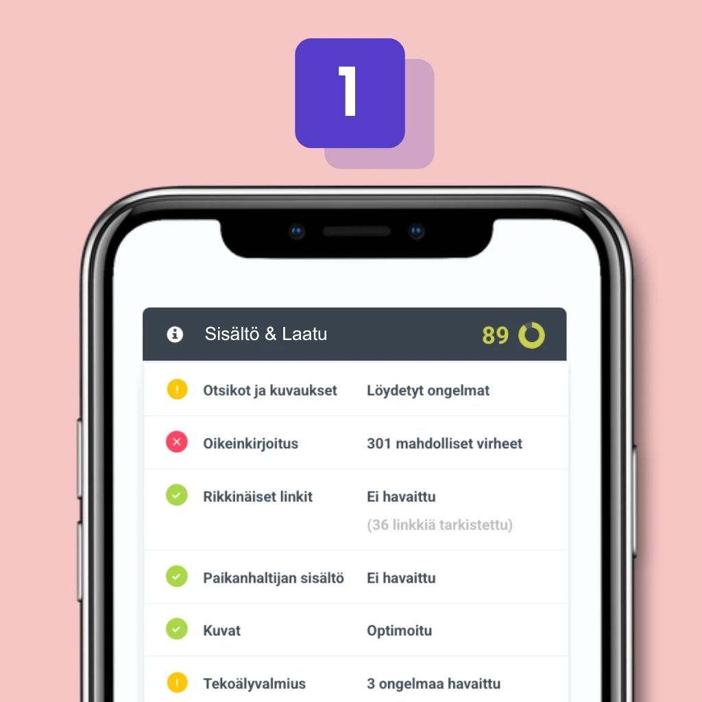 Verkkosivutesti: Sisältö ja laatu