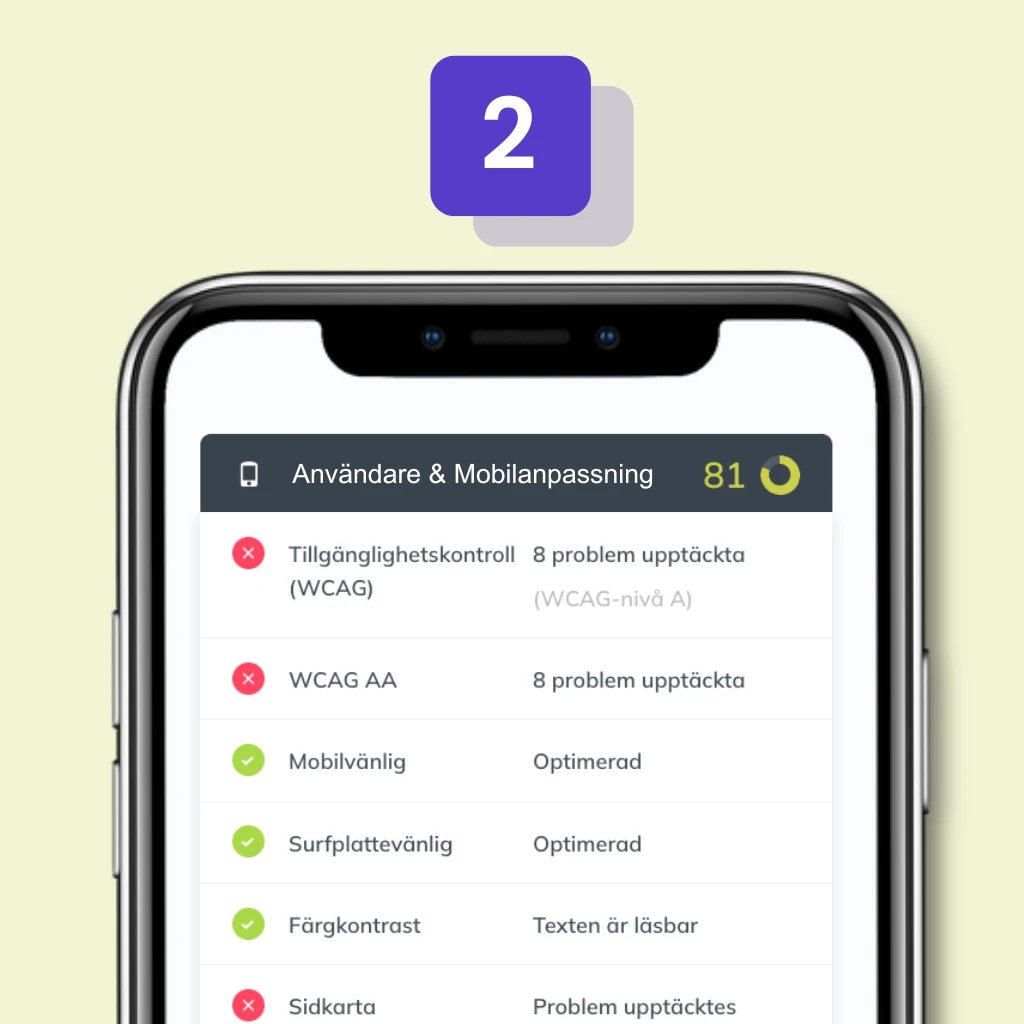 Hemsidekollen: Användarupplevelse & Mobilanpassning
