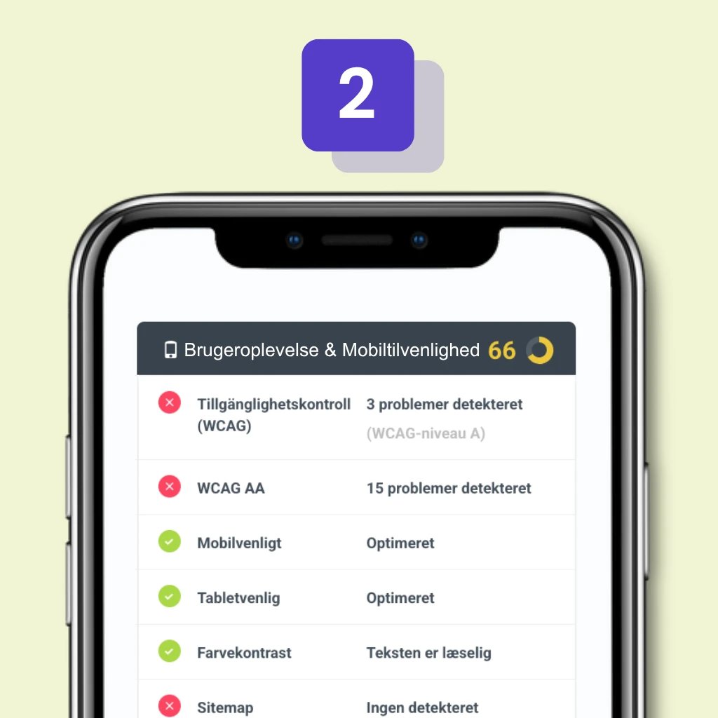 Webtjek: Brugeroplevelse & mobilvenlighed