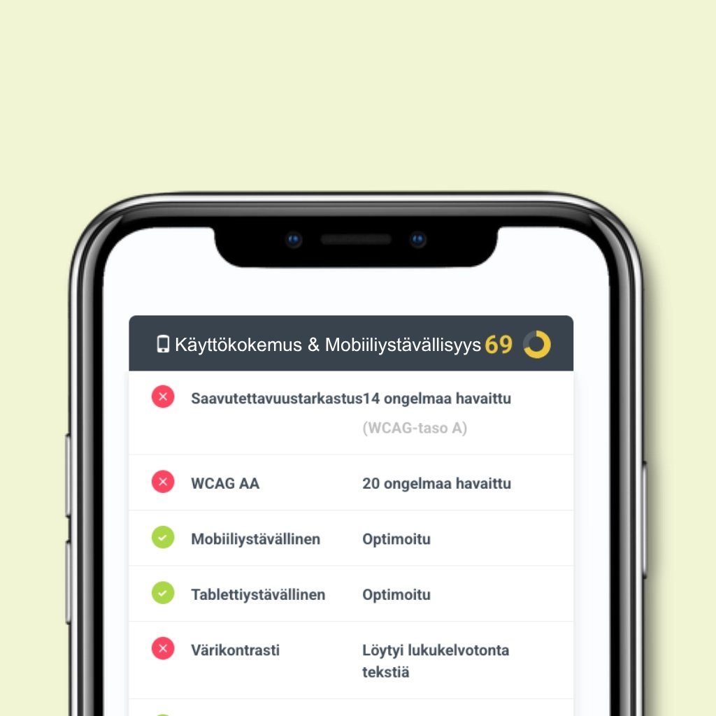 Verkkosivutesti: Käyttäjäkokemus ja mobiilioptimointi
