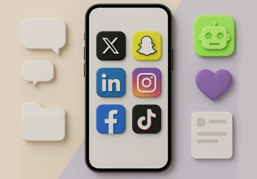 Social media logos