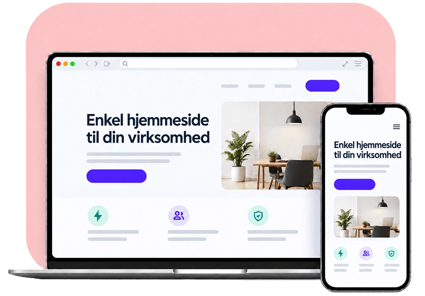Mockup Hjemmeside Go.